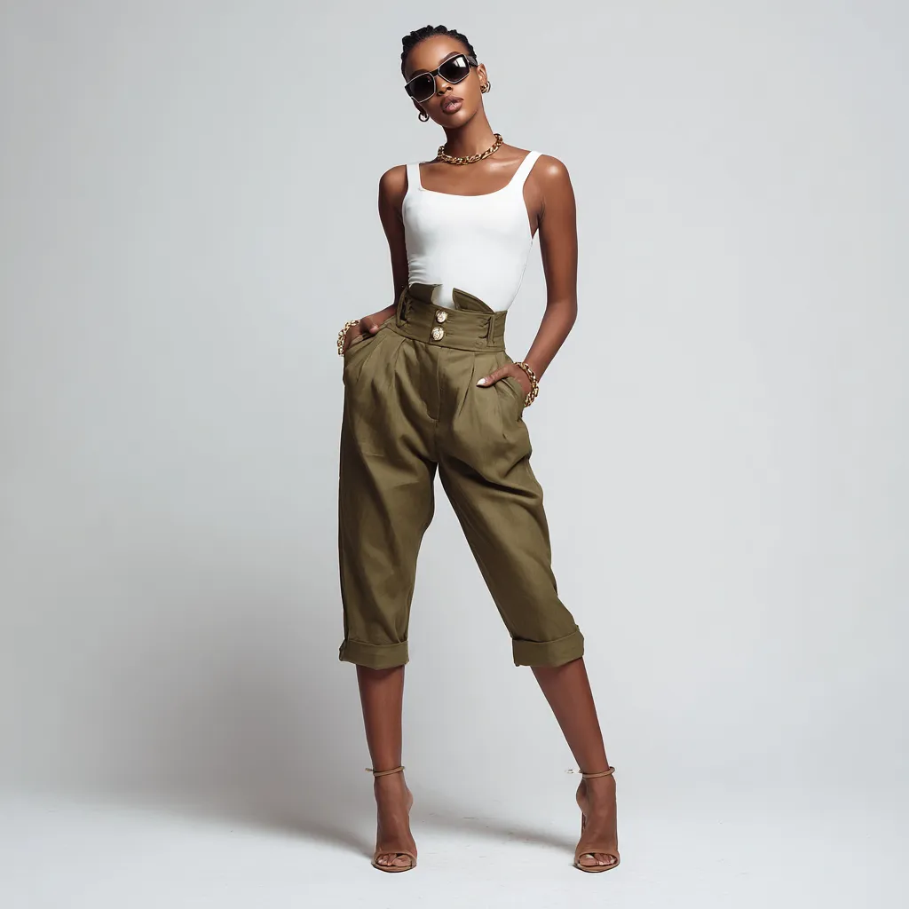 terracotta capri pants spring 2026 structured tailored look