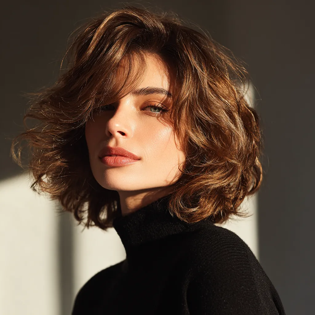 Soft cloud cut with airy ends in natural daylight