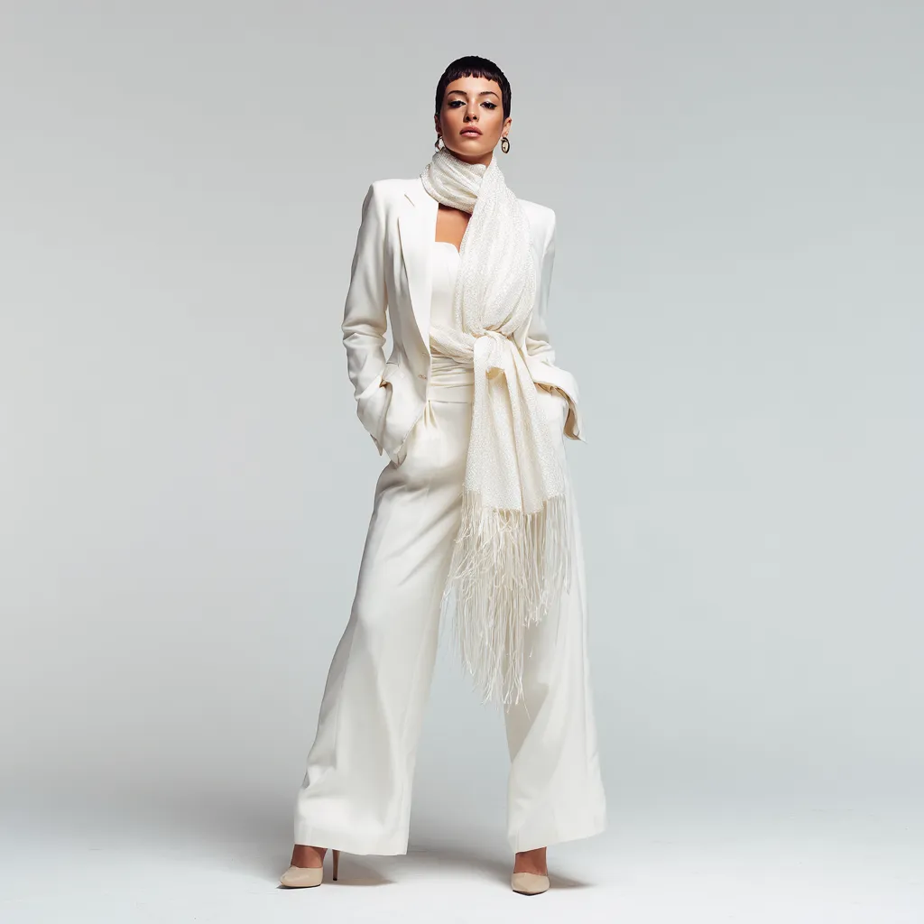 silk scarf belt look spring 2026 outfit