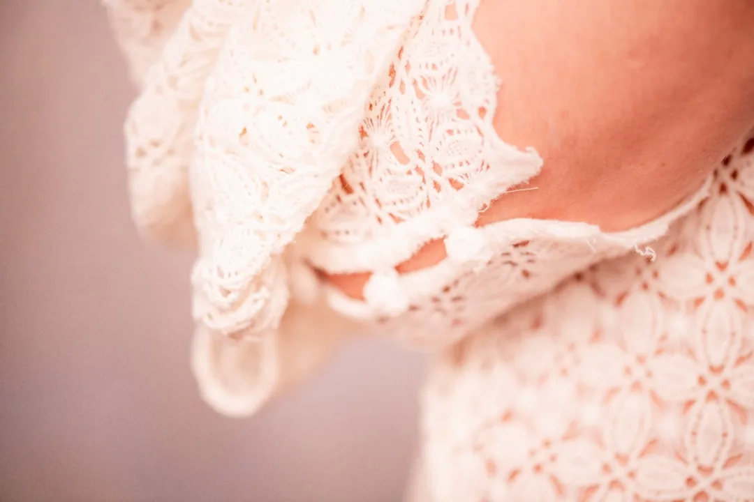 Acne Studios lace dress on runway spring summer 2026