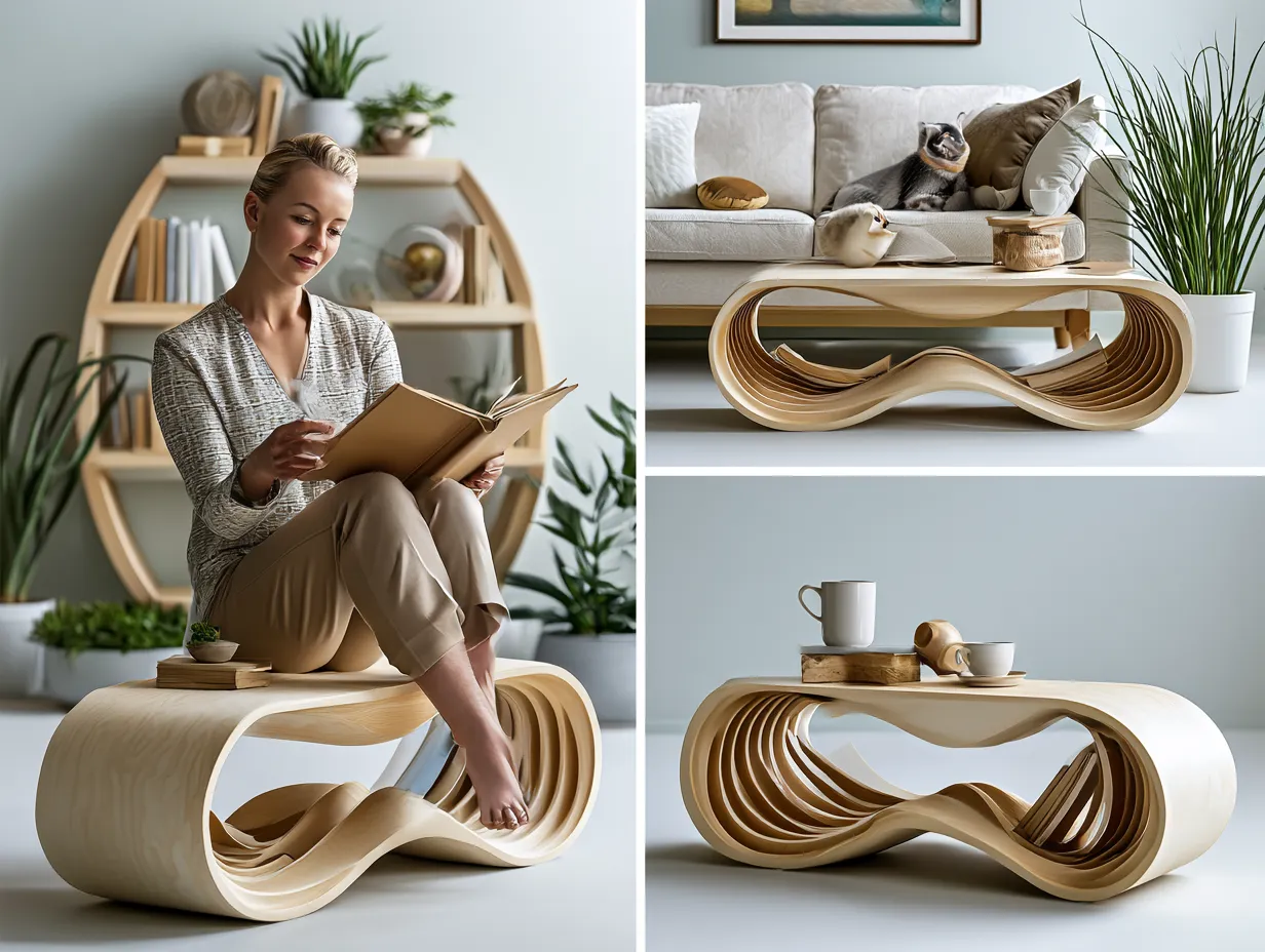 Flexi Plywood Curved Furniture