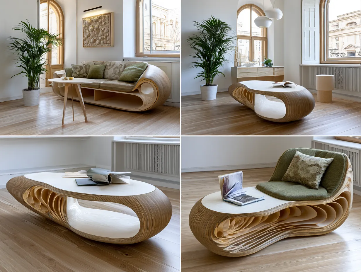 Flexi Plywood Curved Furniture