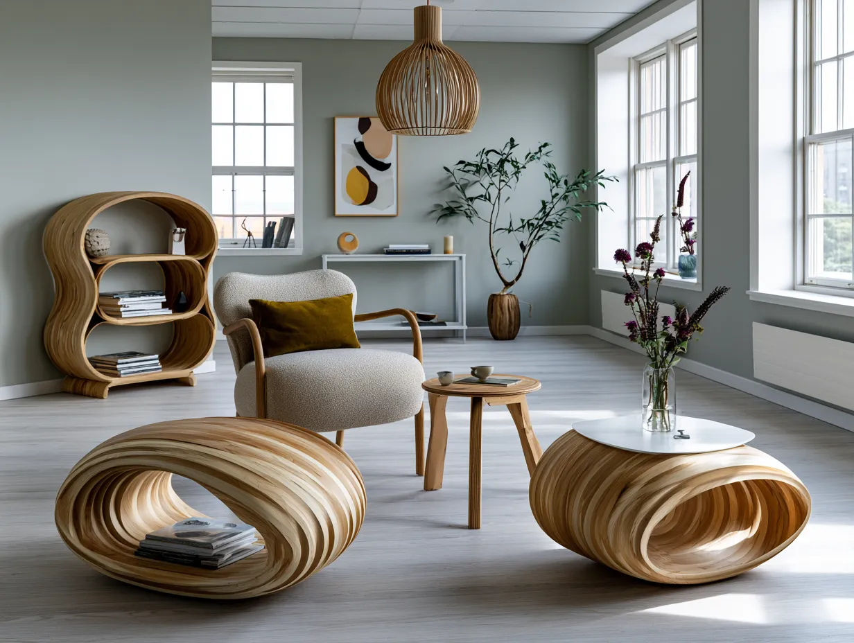 Flexi Plywood Curved Furniture