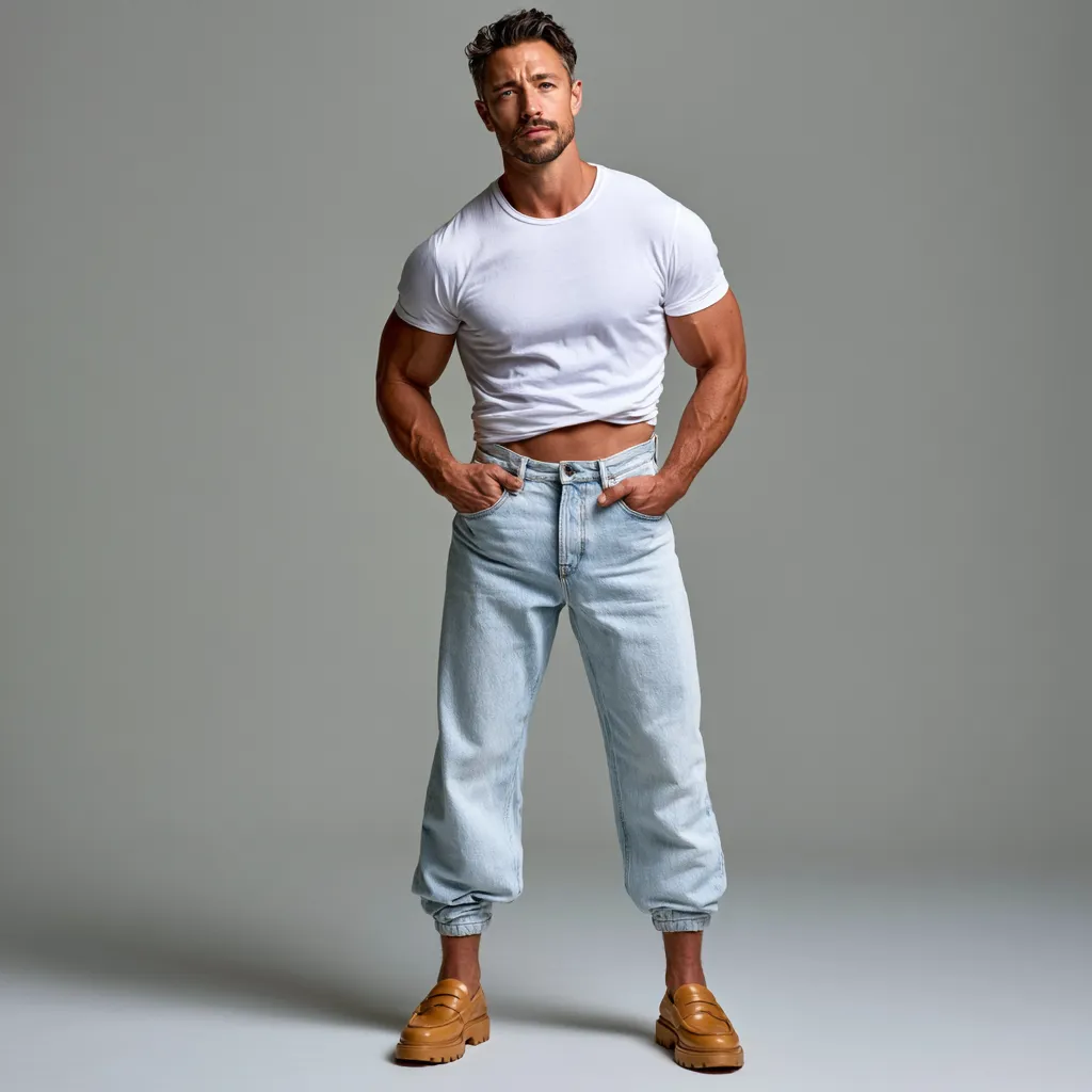 Barrel Leg Jeans Men Are Wearing Right Now to Reshape Every Outfit