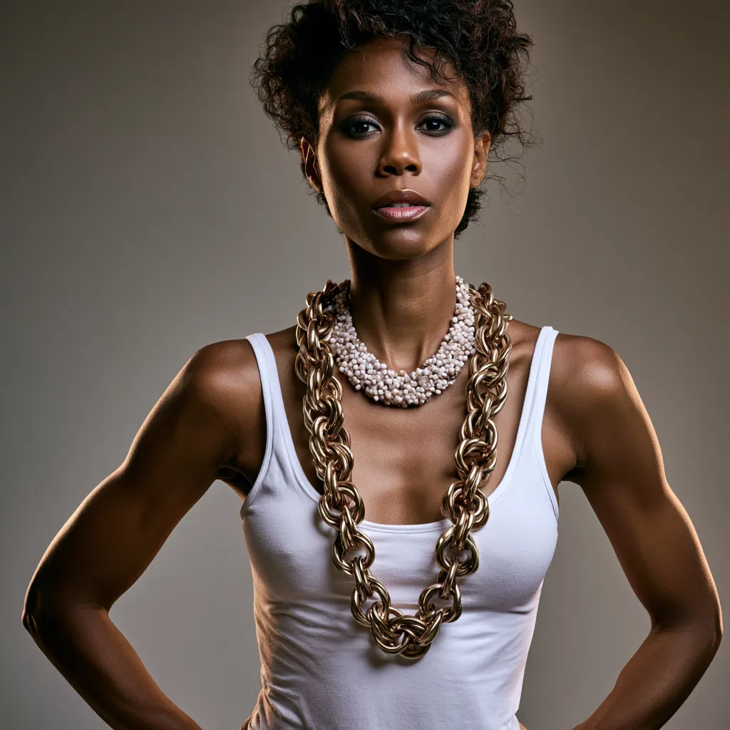 maximalist necklace layers bold fashion editorial look
