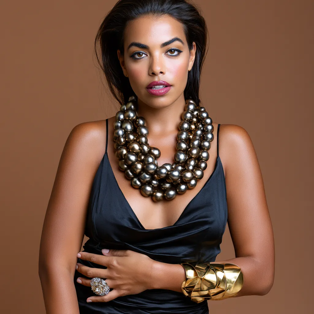 maximalist accessory styling oversized ring beaded collar 2026