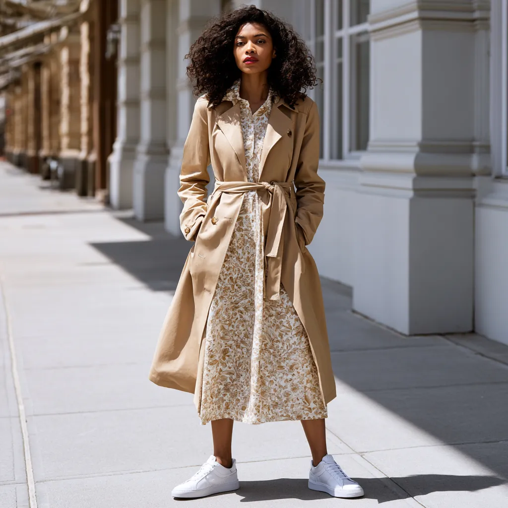 cropped trench coat cigarette jeans pointed toe boots formula
