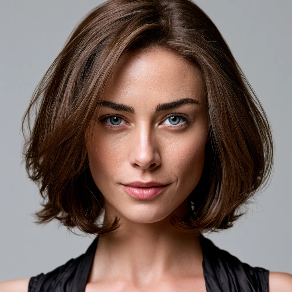 woman with fresh lob haircut collarbone length spring