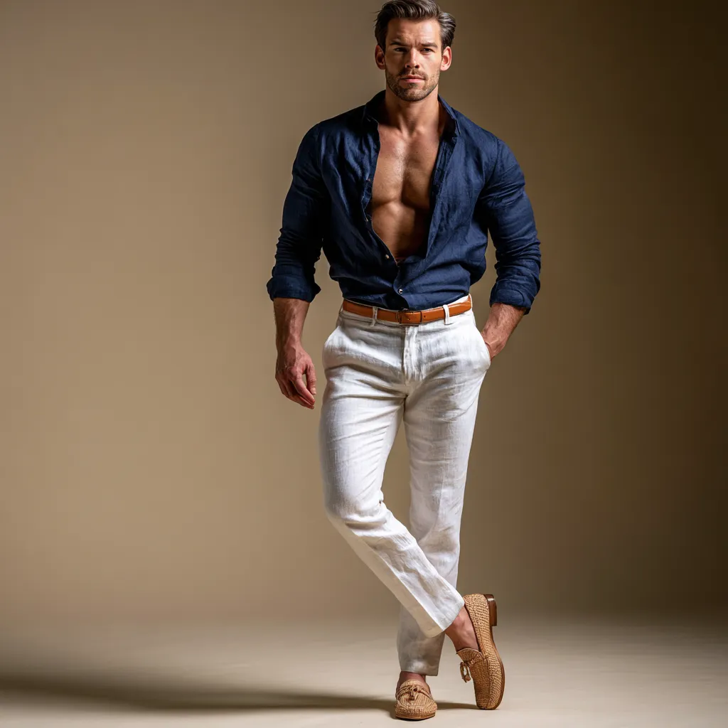 Summer 2026 linen trousers footwear styling editorial