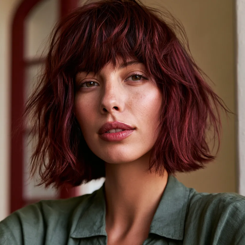 Shaggy bob color melt tonal highlights summer 2026