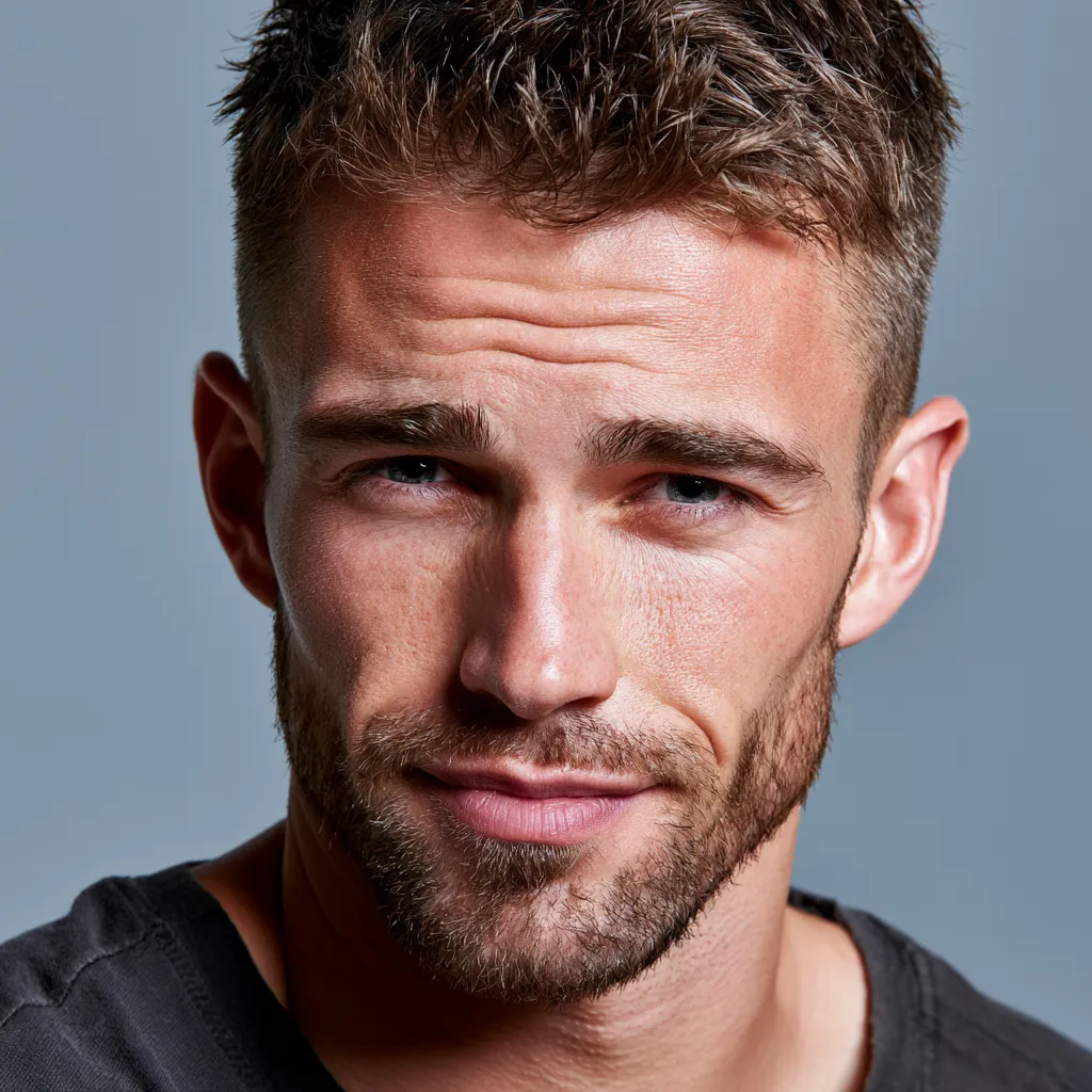 clean fade textured crop mens hair