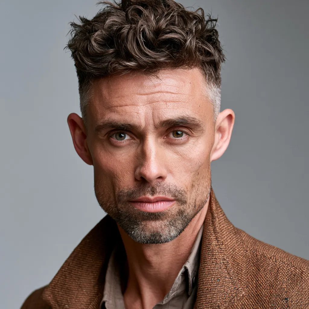 barbershop fresh textured crop fade mens hair