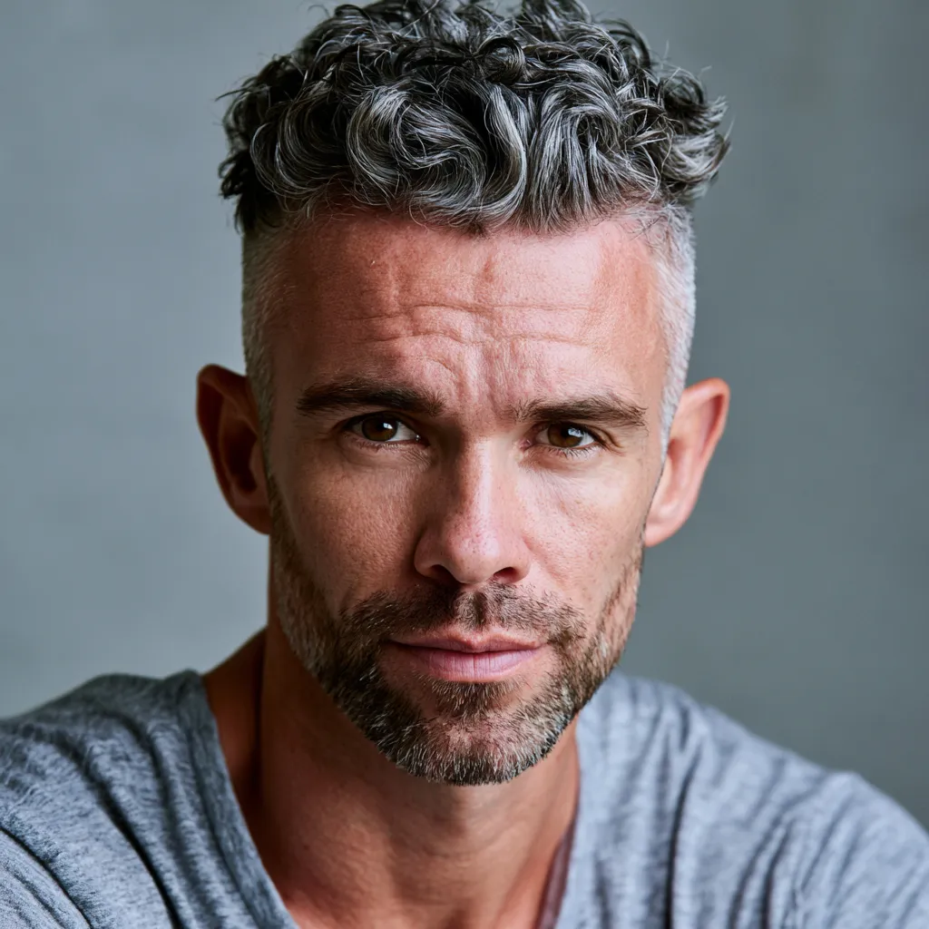 textured crop styled with matte paste men