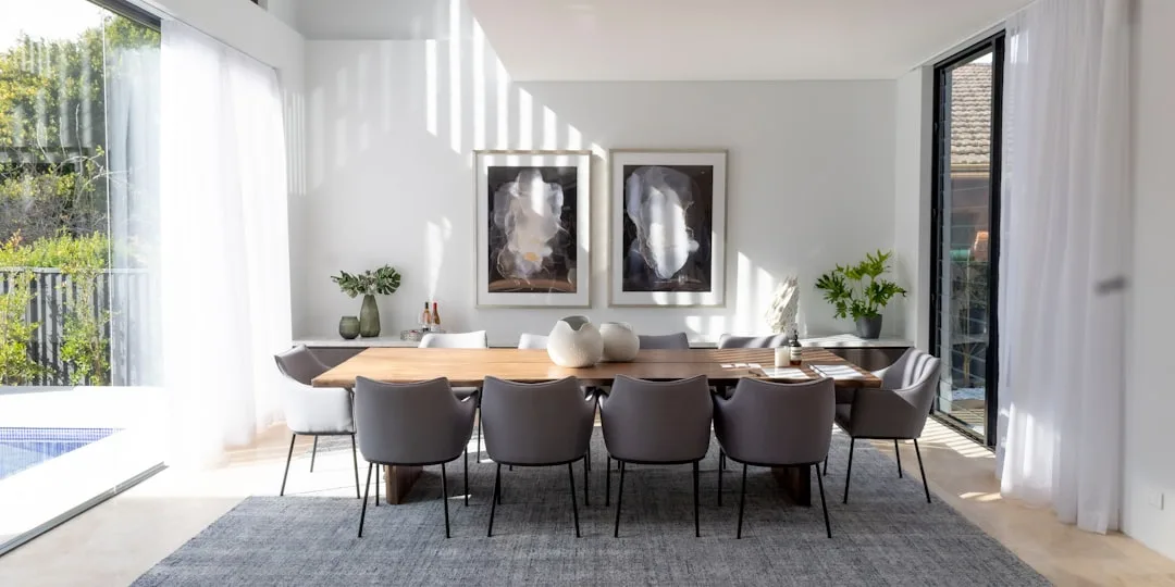 Statement Dining Room Rugs Define Space Without Paint