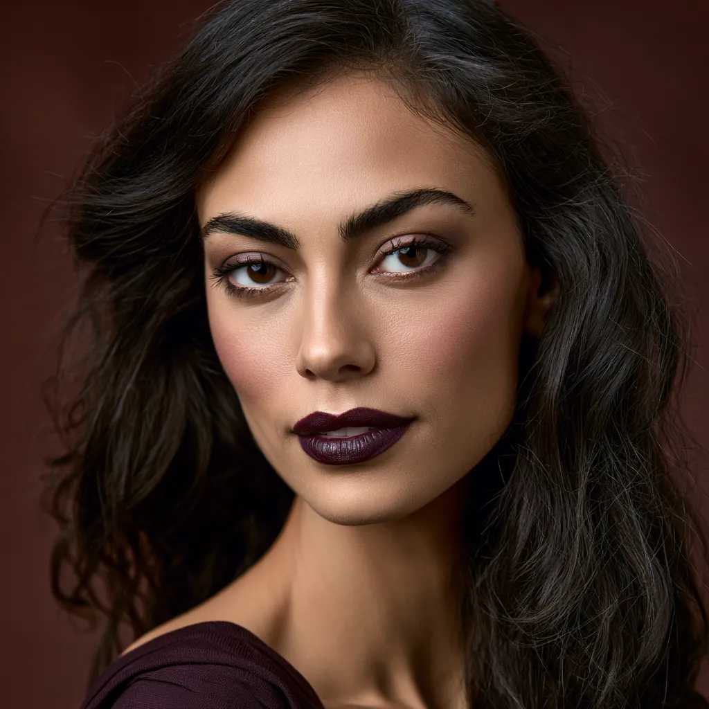 Complete gothic glamour makeup look editorial beauty 2026