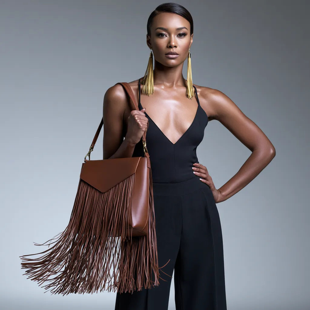 summer 2026 fringe accessories styled for evening out