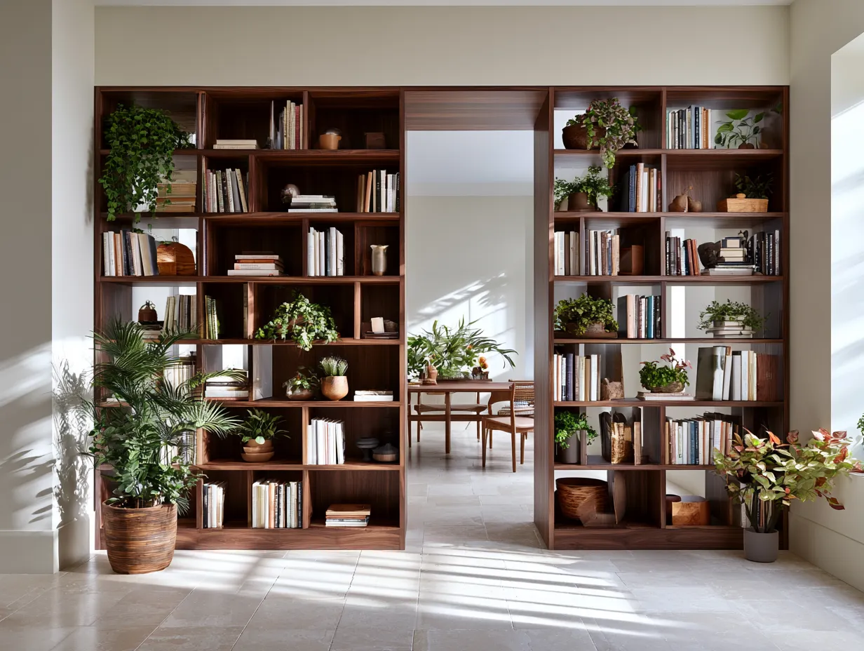 Library Wall Living Room Built-Ins Are Replacing Bare Walls Right Now