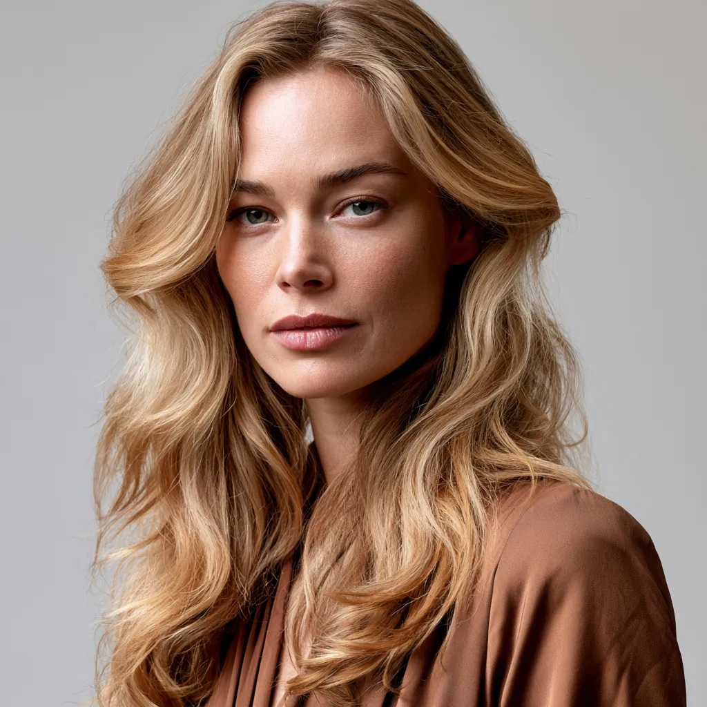 Beyonce-inspired honey golden blonde with warm root depth