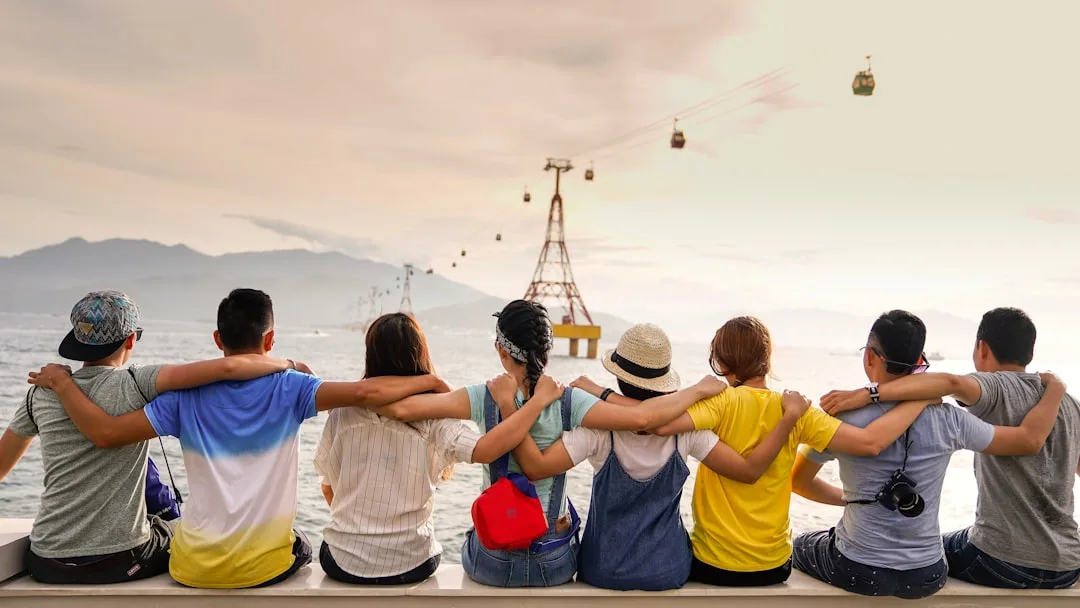 Women solo travelers networking at WithLocals community event in Lisbon
