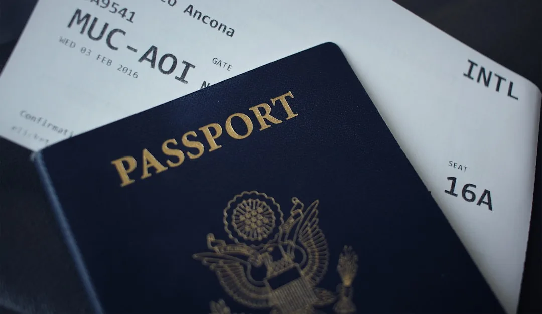 Regional visa pass holder crossing Southeast Asian border checkpoint