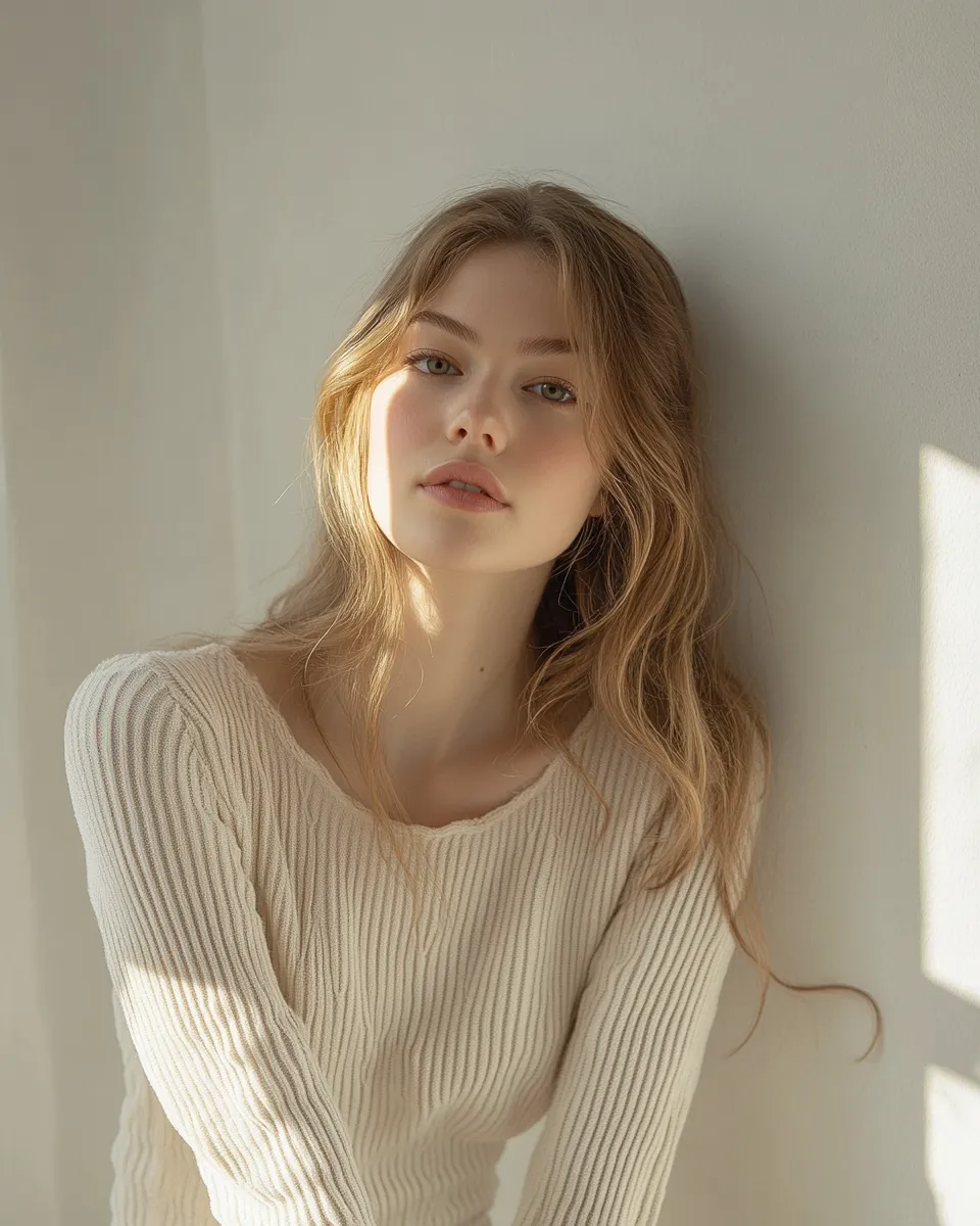Bodycon dress outfit idea — ivory ribbed knit midi look