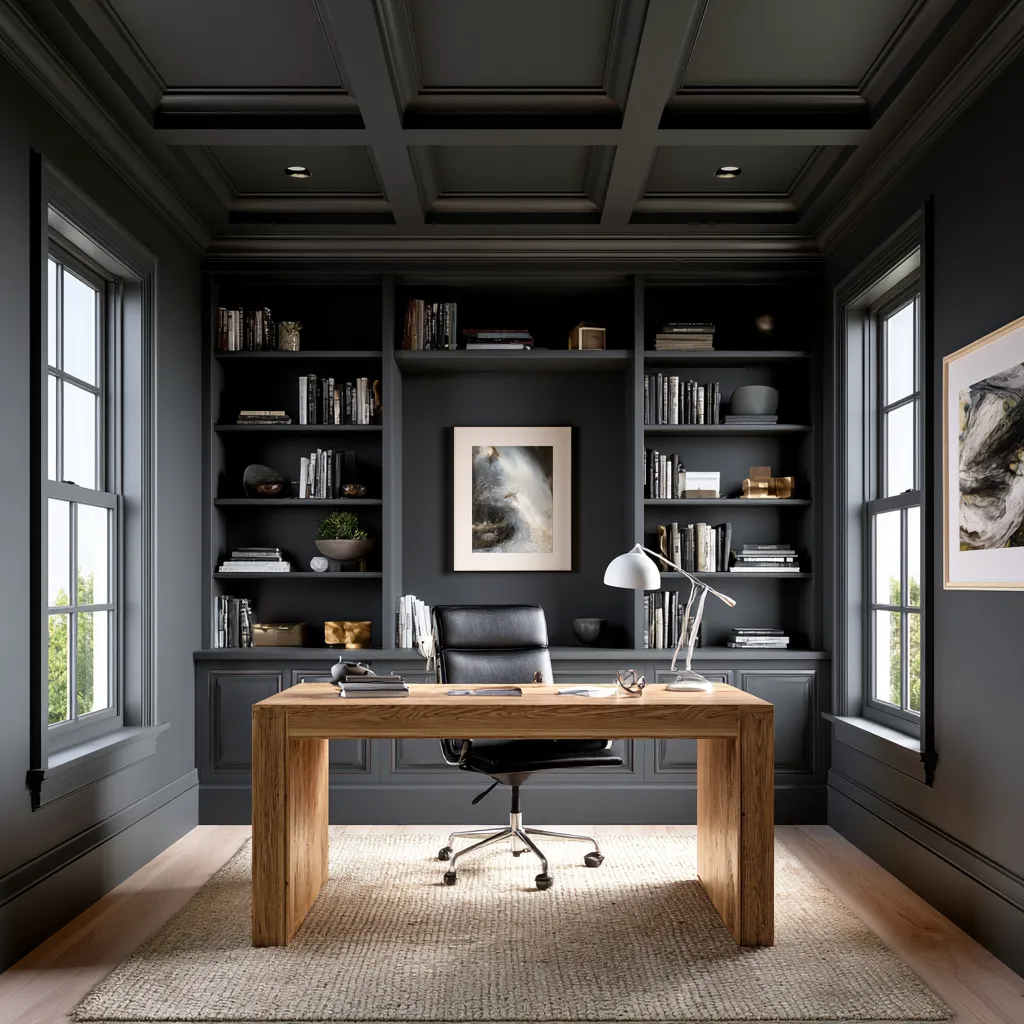 Saturated room showing paint consistency across walls and trim