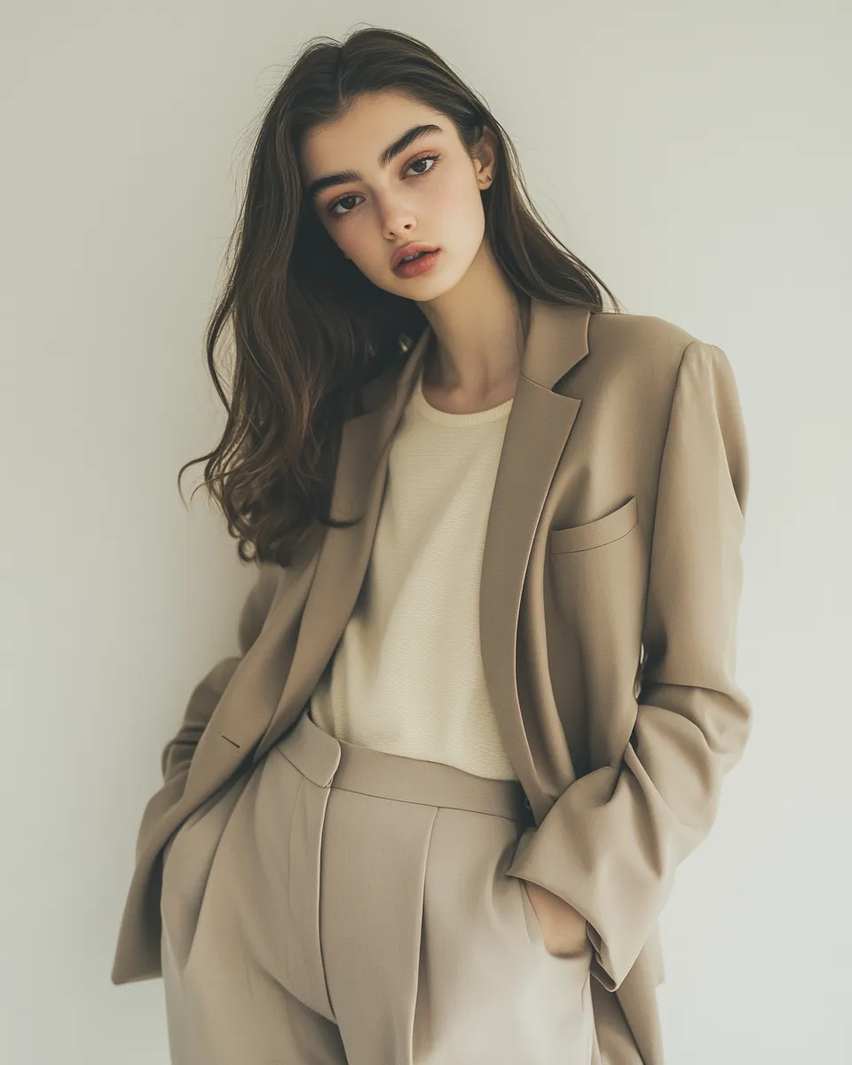 Oversized blazer outfit for petite women — done right