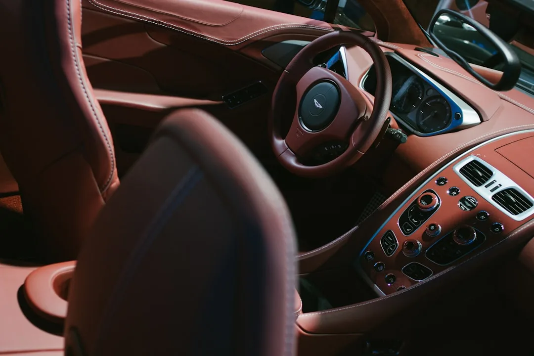 Premium vehicle interior customization with ambient lighting and bespoke details