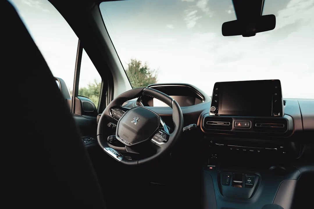 Hyundai Tucson hybrid SUV charging port and fuel door open