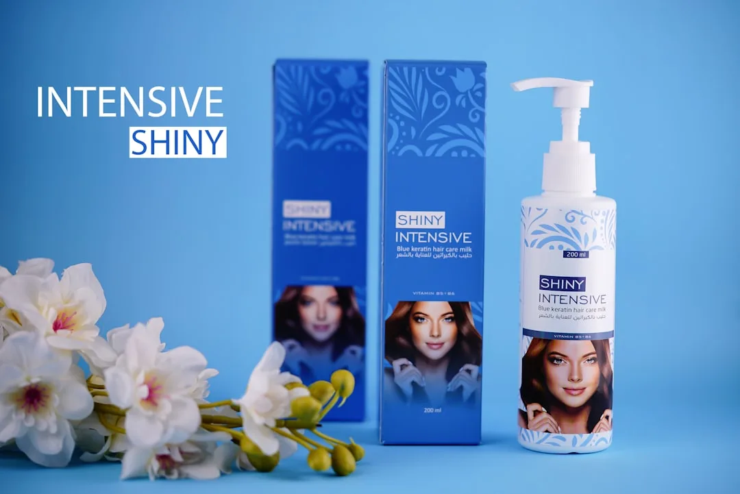 Close-up of laminated hair trend cuticle sealing treatment application