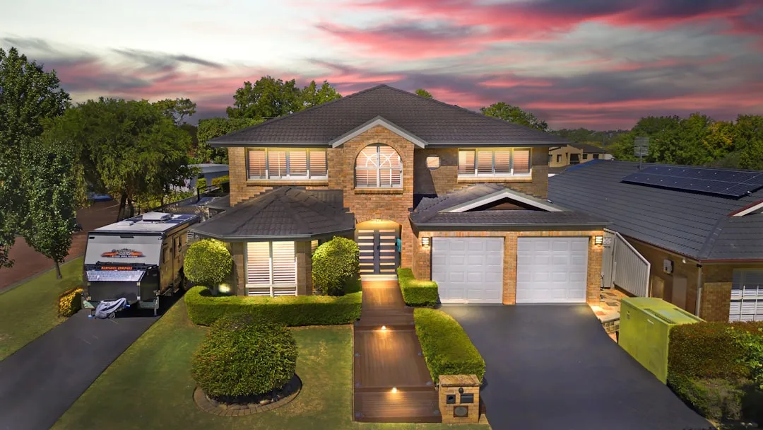 Real estate agent explaining smart home features to potential homebuyers