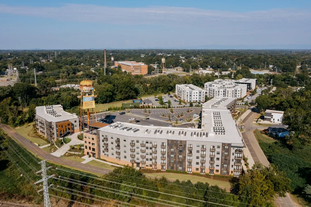 suburban street walkability mixed-use neighborhood — perspective 1