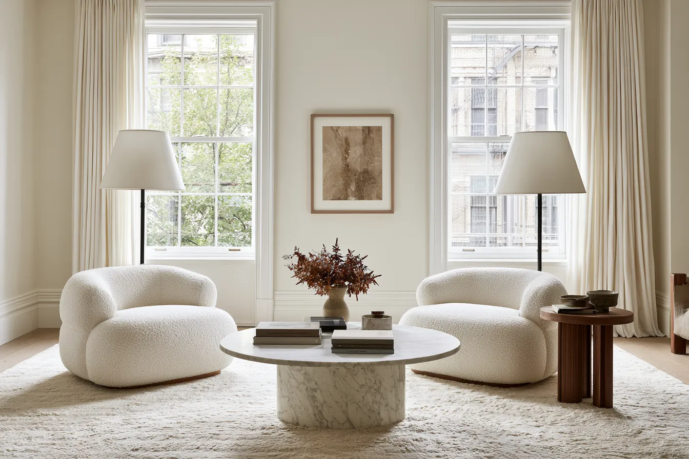 living room accent chair placement ideas paired flanking marble table
