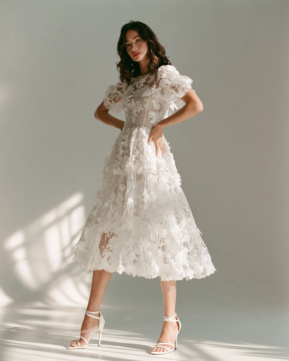 hotel bridal shower outfit ideas dusty rose structured midi dress pearl accessories