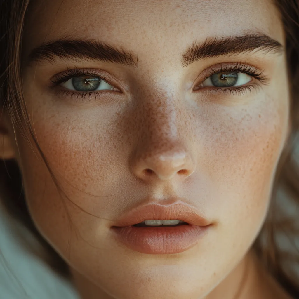 Beauty editorial close-up of hooded eye shape with clean defined makeup that opens the eye for beginners