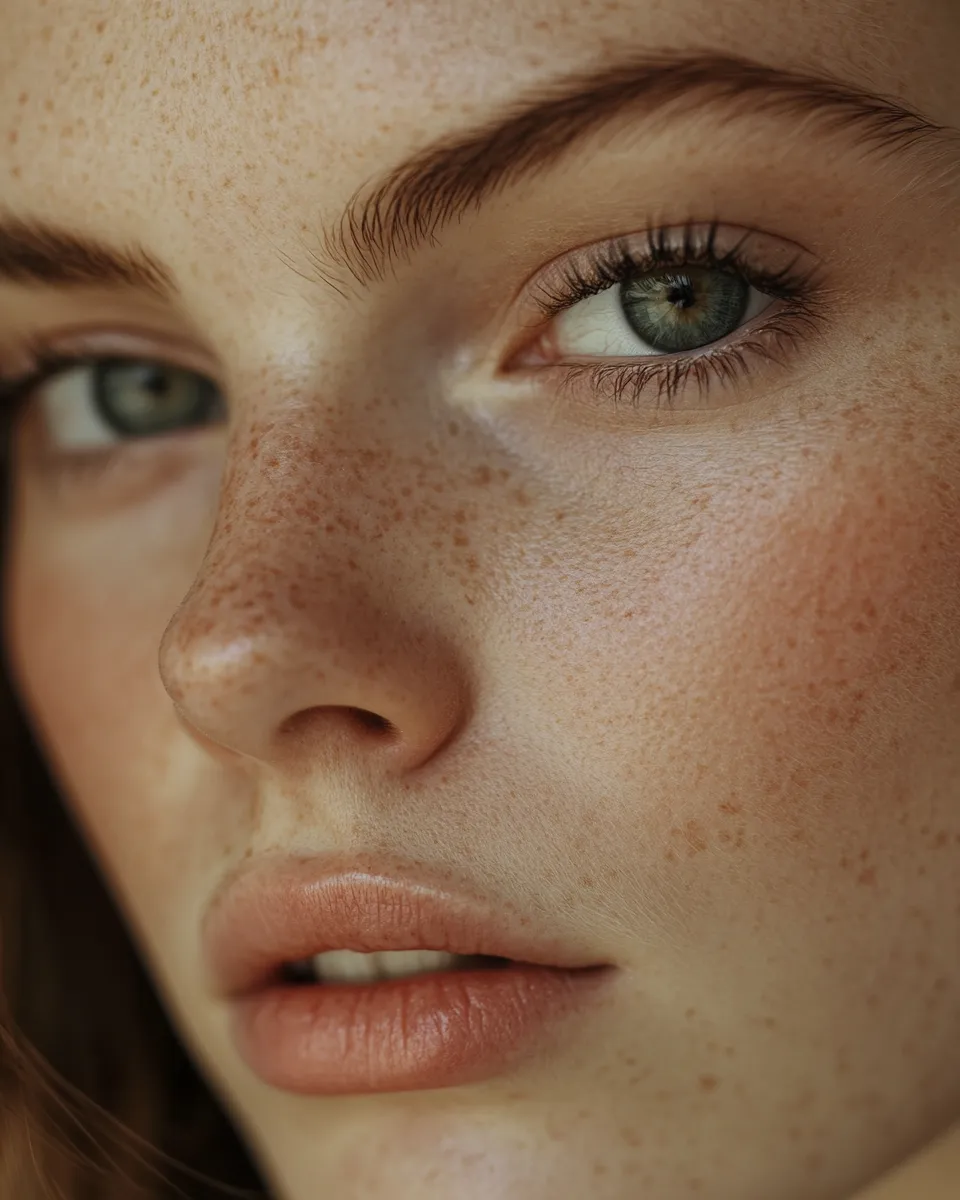 Close portrait of a woman with hooded eyes and visible eye makeup result achieved with beginner techniques