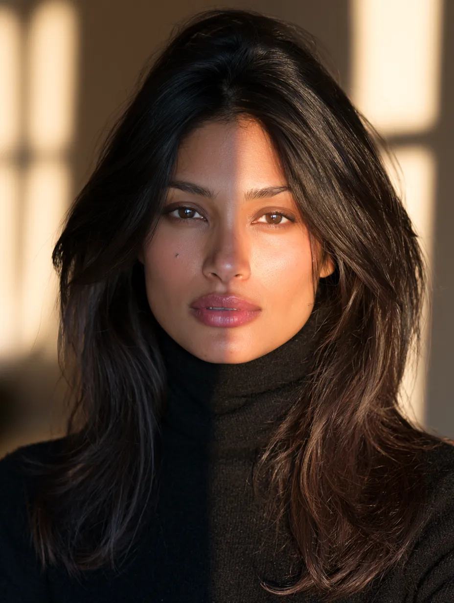 Japanese head spa result on fine South Asian hair with visible scalp health and shine