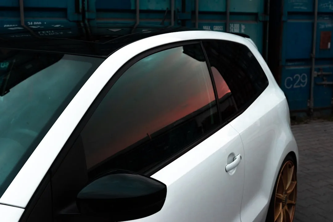 Interior cabin temperature comparison before and after window tinting installation