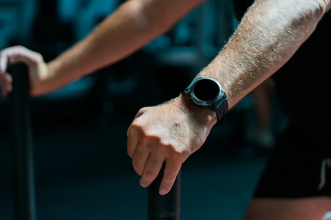 athlete monitoring heart rate during workout — Fitness & Sport perspective 2