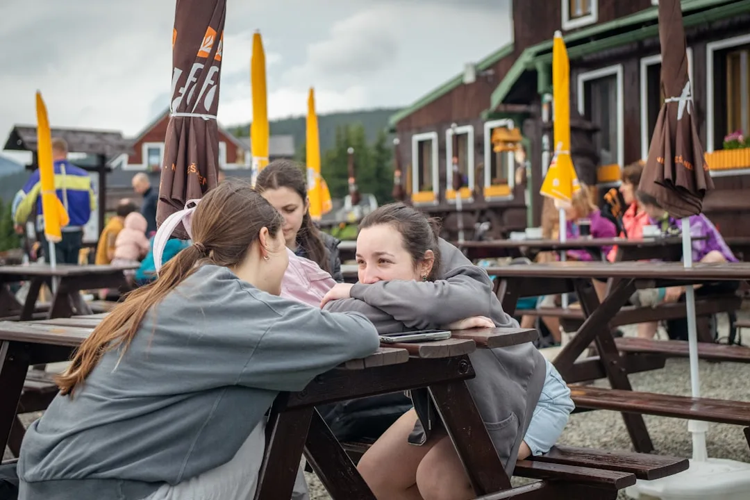 Multi-generational family gathering at destination event weekend resort