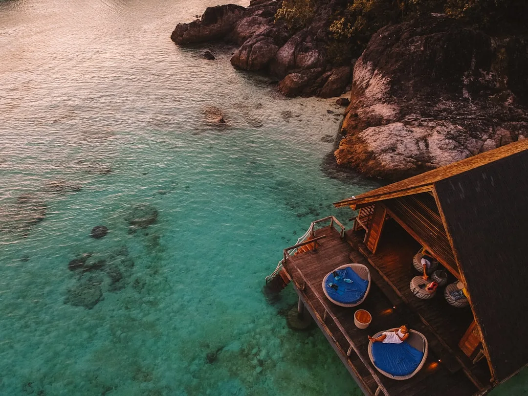 Luxury villa interior designed for short-term nomadic travelers