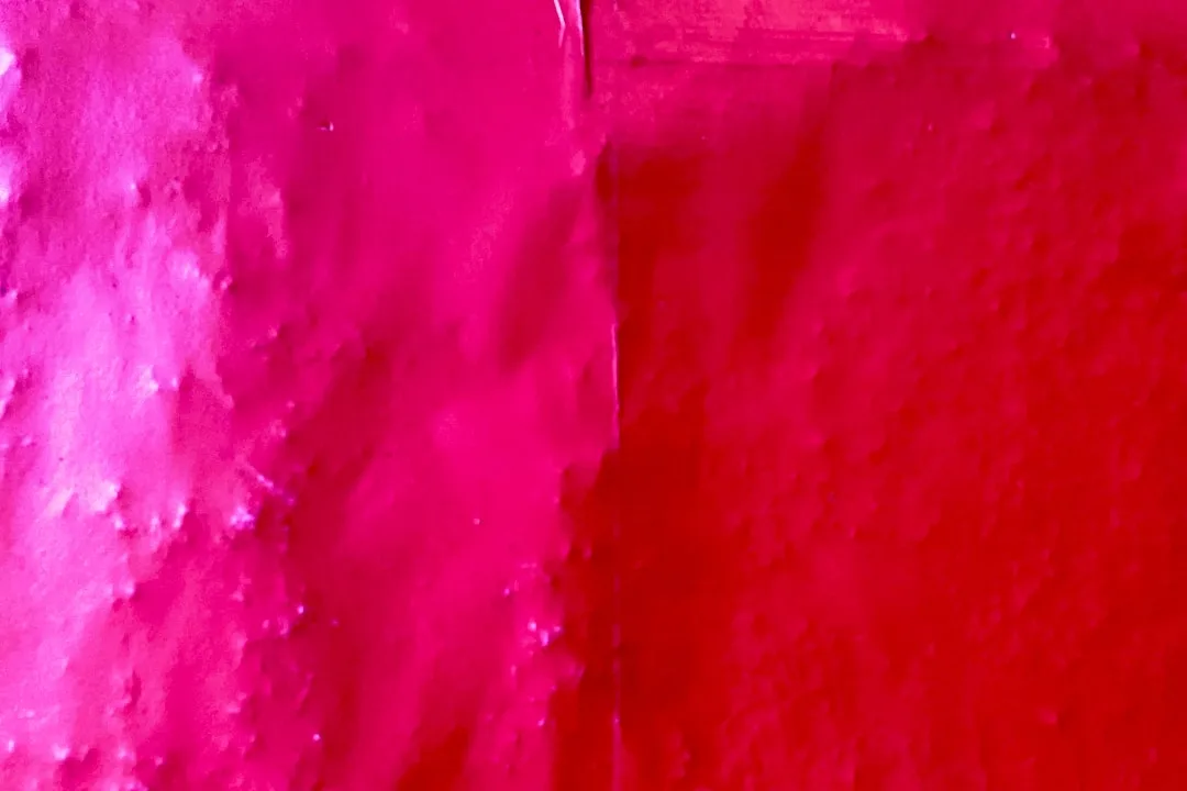 Swatch comparison of single lip stain versus layered lip stain technique durability