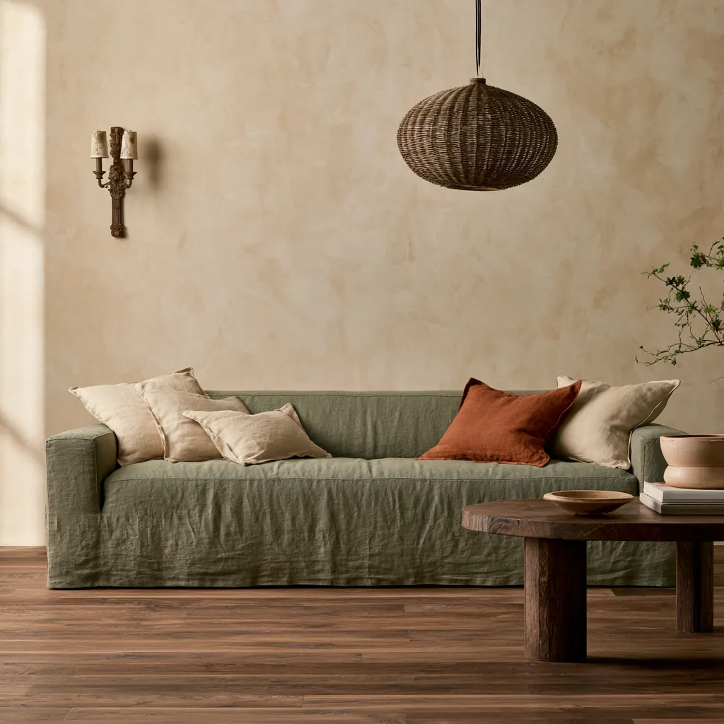 Warm Beige and Sage Green Living Room Ideas That Finally Feel Like Home
