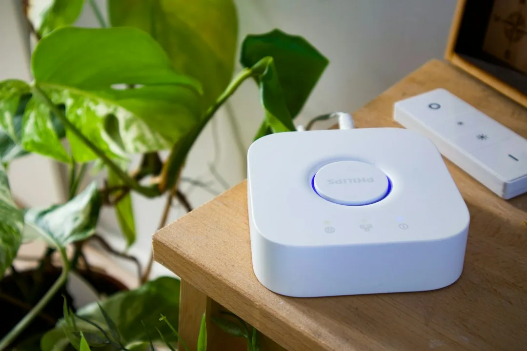 whole-home humidifier system connected to smart app controlling pet room moisture