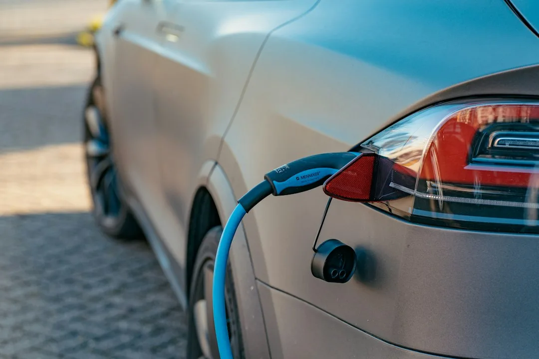 Close-up of battery thermal management cooling lines in electric vehicle pack