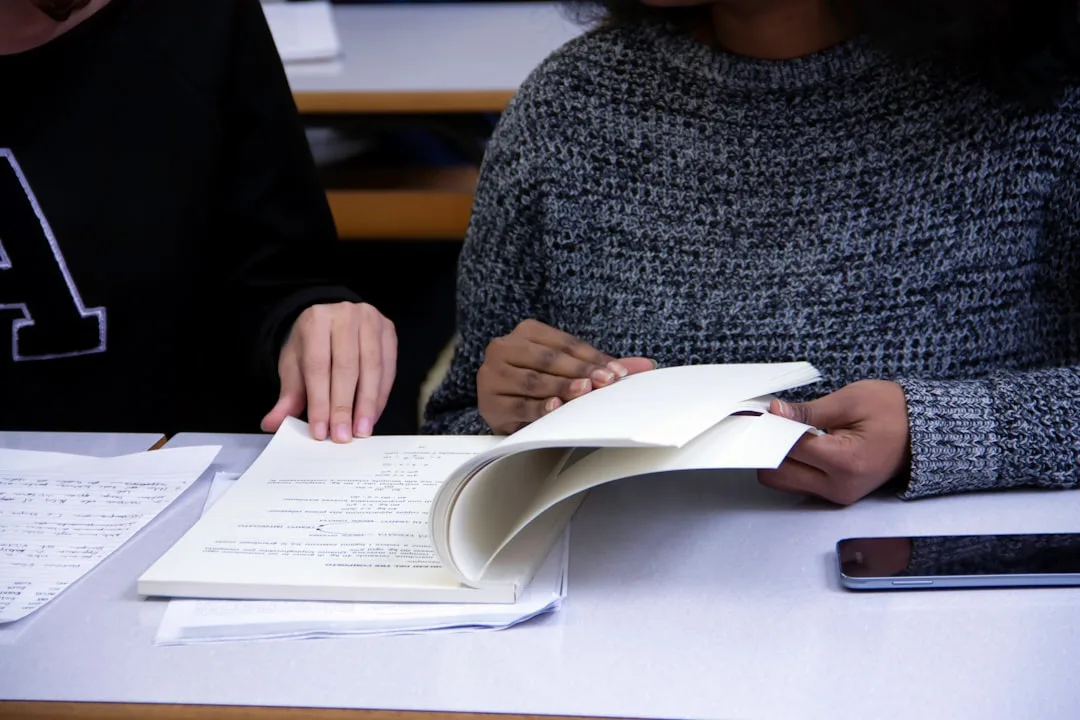 professionals studying together certification exam — Education & E-Learning perspective 1