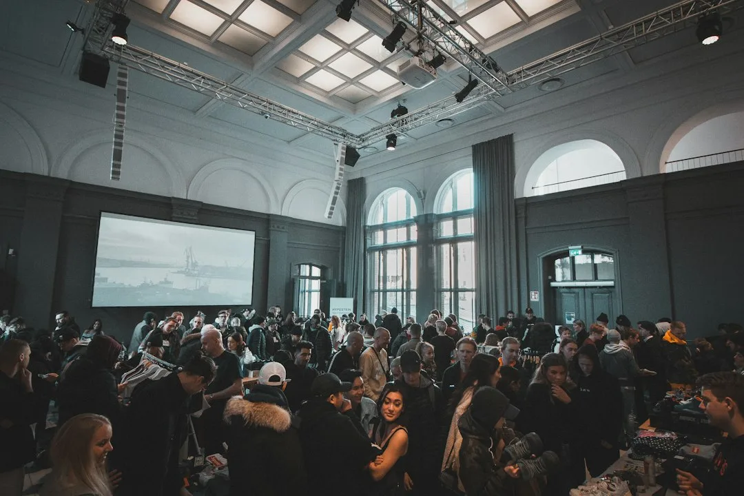 professionals engaging in hands-on networking activity together