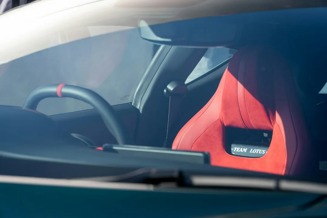 Ionizer air purification unit mounted inside luxury car cabin