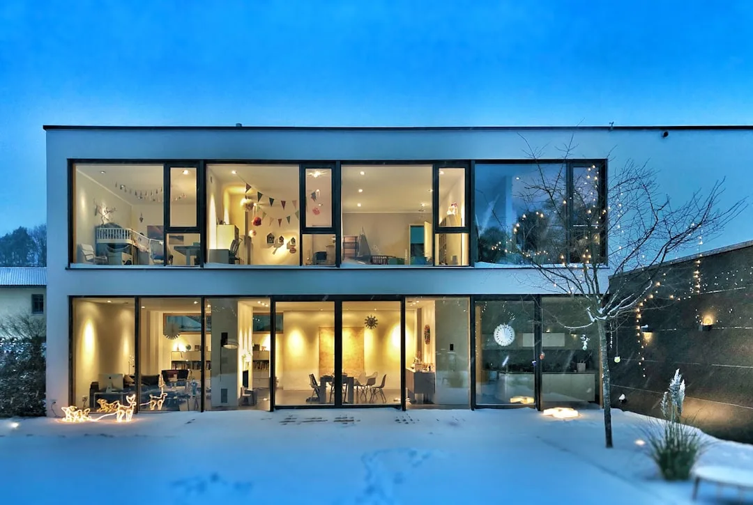 Solar array installation on residential net-zero home roof