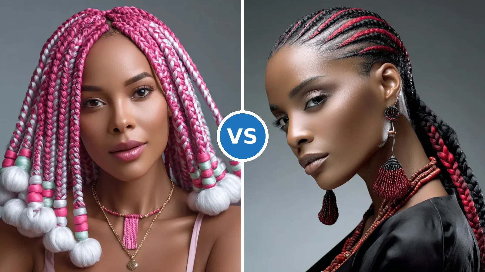 Cornrows vs Braids for Bold Color and Clean Lines